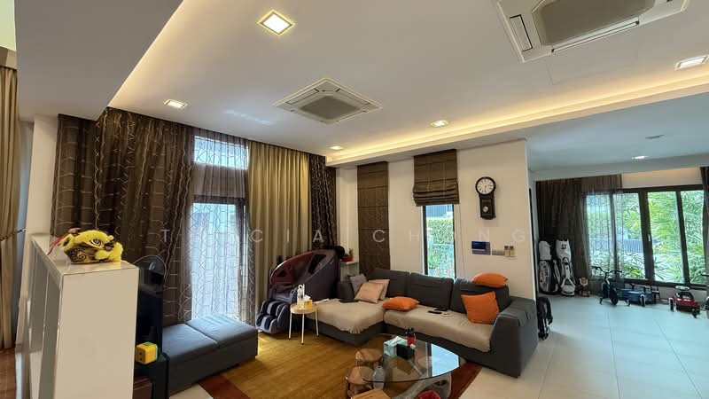 Freehold Seletar rebuilt semi D, Seletar / Yio Chu Kang, 7 Bedrooms, 5,033 sqft, Semi-Detached House For Sale, by Tricia Chong, 500131285 - Living Room - PropertyGuru.com.sg