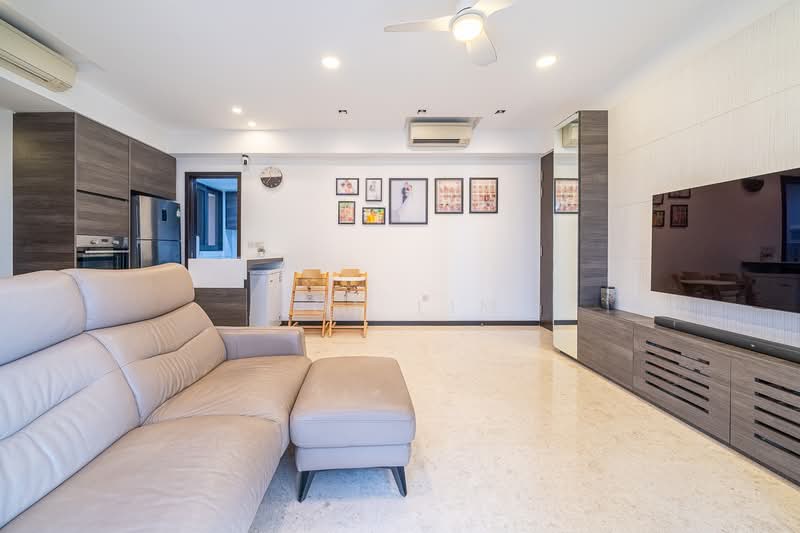 Sims Urban Oasis, 18 Sims Drive, 3 Bedrooms, 1,033 sqft, Condominium For Sale, by Zoe Lim, 500131292 - Living Room - PropertyGuru.com.sg