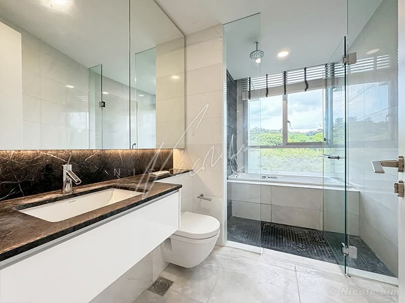 Reflections at Keppel Bay, 1 Keppel Bay View, 3 Bedrooms, 1,625 sqft, Condominium For Rent, by Nicole Lim, 500131306 - Master Bedroom Ensuite - PropertyGuru.com.sg