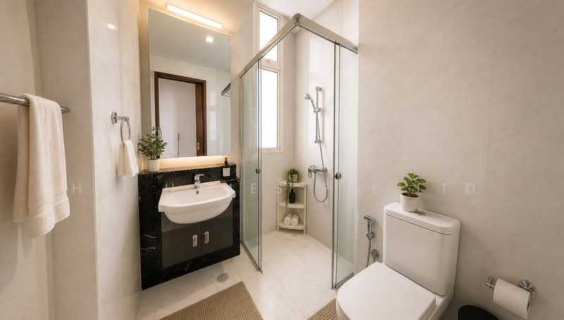 Mandale Heights, 45 Mandalay Road, Room Rental, 100 sqft, Apartment For Rent, by Hei Homes, 500131317 - Bathroom - PropertyGuru.com.sg