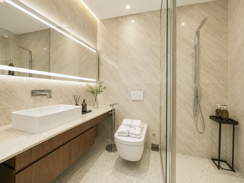 Skyline @ Orchard Boulevard, 23 Angullia Park, 3 Bedrooms, 2,067 sqft, Condominium For Sale, by Kevin Ong, 500131412 - Bathroom - PropertyGuru.com.sg