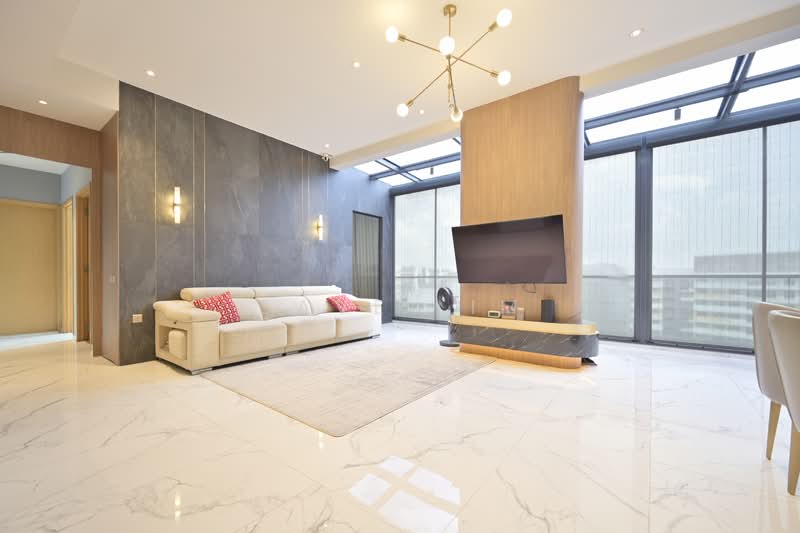 The Tampines Trilliant, 21 Tampines Central 7, 4 Bedrooms, 1,970 sqft, Executive Condominium For Sale, by Dave Lim, 500131422 - Living Room - PropertyGuru.com.sg