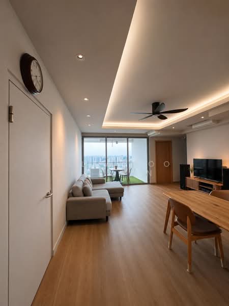 Riviera 38, 38 Mar Thoma Road, 2 Bedrooms, 883 sqft, Condominium For Sale, by Delia Woo Pei Yin, 500131452 - Living Room - PropertyGuru.com.sg
