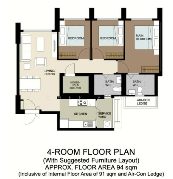 114A Plantation Crescent, , 1 Bedroom, , HDB Flat For Rent, by Chee Yun Xuan, 500131454 - PropertyGuru.com.sg