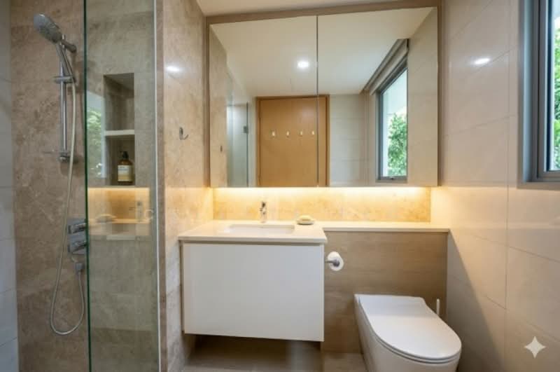 Bartley Residences, 1 Lorong How Sun, 3 Bedrooms, 1,076 sqft, Condominium For Sale, by Celeste Teo, 500131483 - Bathroom - PropertyGuru.com.sg