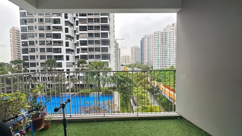 Lush Acres, Sengkang West Way/Fernvale, 3 Bedrooms, 1,130 sqft, Executive Condominium For Sale, by Seah Wan Peng (Gilda), 500131540 - Balcony - PropertyGuru.com.sg
