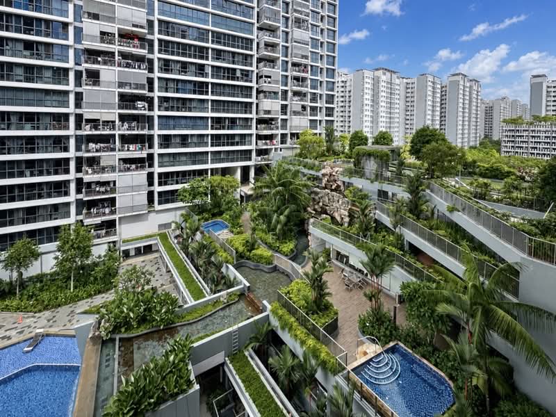 Twin Waterfalls, 120 Punggol Walk, 4 Bedrooms, 1,238 sqft, Executive Condominium For Sale, by Jamie Sim, 500131597 - Exterior - PropertyGuru.com.sg