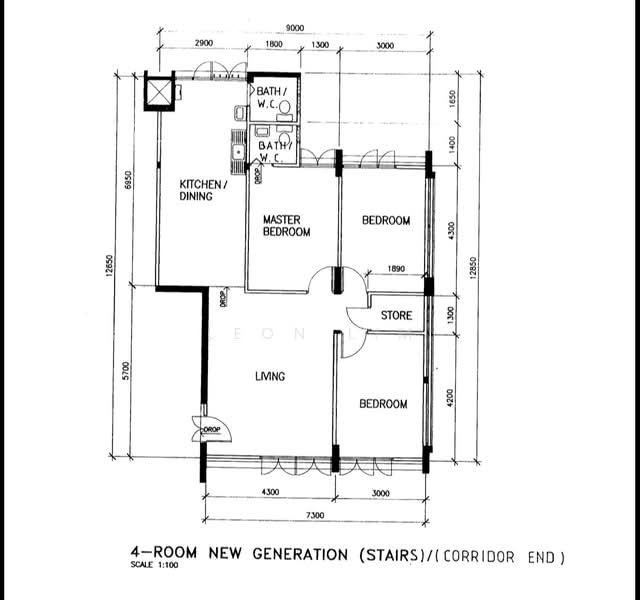 326 Ang Mo Kio Avenue 3, 326 Ang Mo Kio Avenue 3, 3 Bedrooms, 990 sqft, HDB Flat For Sale, by Leon Lim, 500131604 - PropertyGuru.com.sg