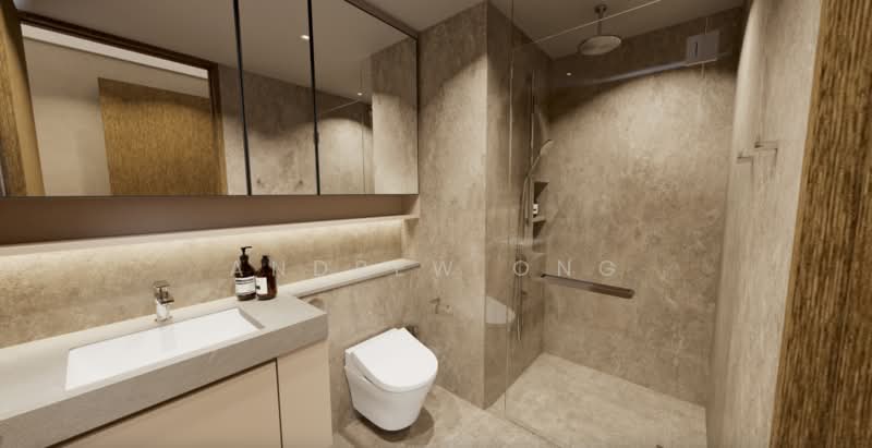 Amber House, 30 Amber Gardens, 3 Bedrooms, 980 sqft, Apartment For Sale, by Andrew Ong, 500131871 - Bathroom - PropertyGuru.com.sg