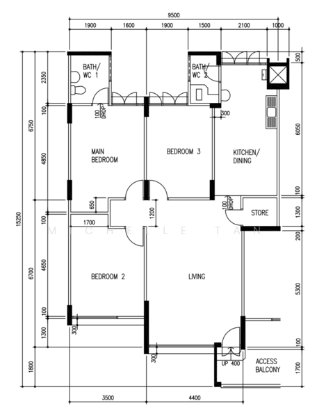 283 Tampines Street 22, 283 Tampines Street 22, 3 Bedrooms, 1,110 sqft, HDB Flat For Sale, by Michelle Tan, 500131926 - PropertyGuru.com.sg