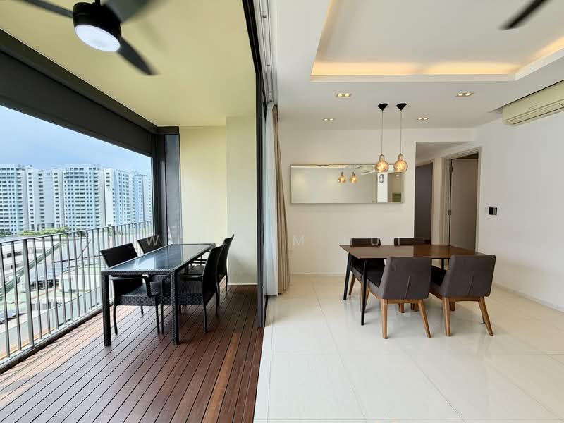 The Amore, 57 Edgedale Plains, 4 Bedrooms, 1,227 sqft, Executive Condominium For Rent, by William Hui, 500132158 - Balcony - PropertyGuru.com.sg