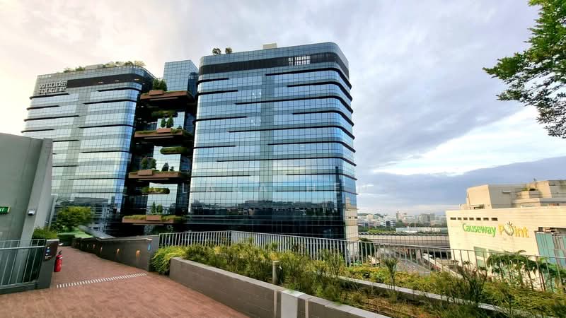 Woods Square, 12 Woodlands Square, 1,152 sqft, Office For Sale, by Clara Heng, 500132164 - Exterior - CommercialGuru.com.sg