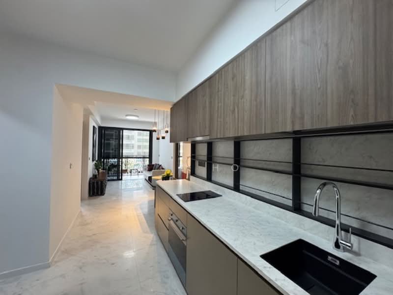 Sceneca Residence, Tanah Merah Kechil Link, 3 Bedrooms, 753 sqft, Condominium For Rent, by Bob Ho, 500132302 - Kitchen - PropertyGuru.com.sg