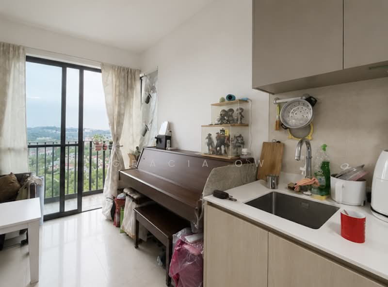 Foresque Residences, 101 Petir Road, 1 Bedroom, 463 sqft, Condominium For Rent, by Gracia Ow, 500132420 - Living Room - PropertyGuru.com.sg