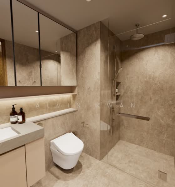 Amber House, 30 Amber Gardens, 3 Bedrooms, 980 sqft, Apartment For Sale, by Alvin Kwan, 500132421 - Bathroom - PropertyGuru.com.sg