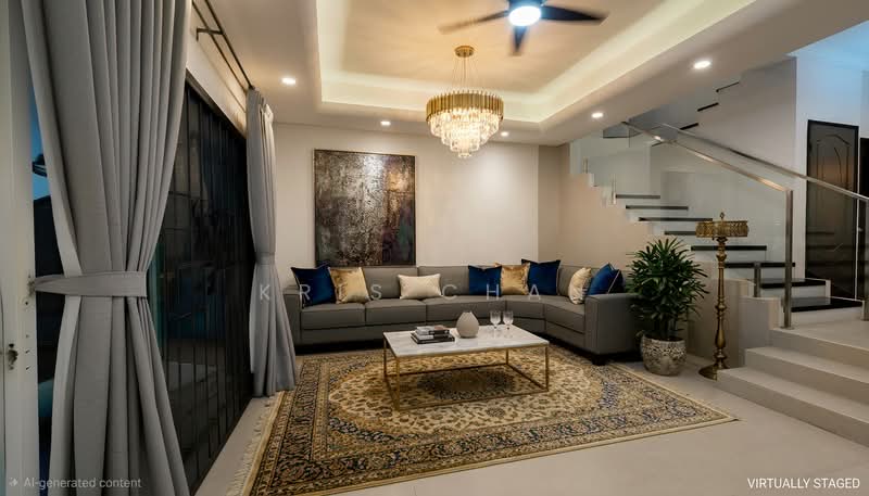 Sunrise Terrace Sunrise Villa, Sunrise Terrace, 4 Bedrooms, 2,800 sqft, Terraced House For Sale, by Kris Chan, 500132452 - Living Room - PropertyGuru.com.sg