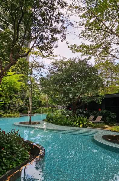The Clement Canopy, Ave 1 Clementi, 3 Bedrooms, 990 sqft, Condominium For Sale, by Joshua Lawrence Che, 500132479 - Greenery and Pool - PropertyGuru.com.sg