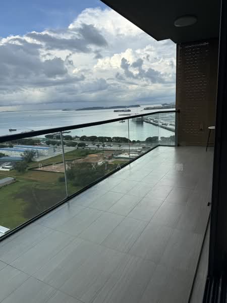 Marina One Residences, 21 Marina Way, 3 Bedrooms, 1,518 sqft, Condominium For Rent, by Ben XIA 夏天鹏, 500132551 - Balcony - PropertyGuru.com.sg