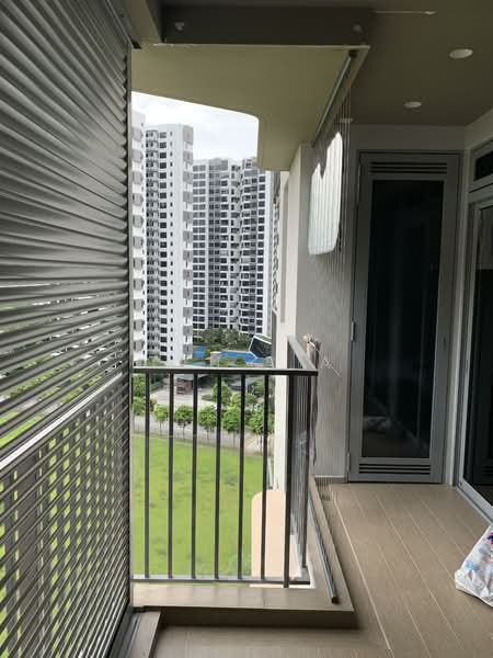 RiverTrees Residences, 27 Fernvale Close, 3 Bedrooms, 1,119 sqft, Condominium For Sale, by Tan B A, 500132558 - Entrance Balcony - PropertyGuru.com.sg