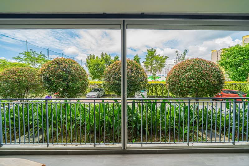 Riverparc Residence, 90 Punggol Drive, 3 Bedrooms, 1,270 sqft, Executive Condominium For Sale, by 龙姿绮 Rose Ling, 500132572 - Greenery View from Patio - PropertyGuru.com.sg