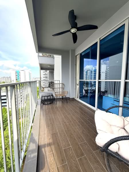 Q Bay Residences, 11 Tampines Street 86, 3 Bedrooms, 904 sqft, Condominium For Sale, by Sabrina Chua, 500132617 - Balcony - PropertyGuru.com.sg