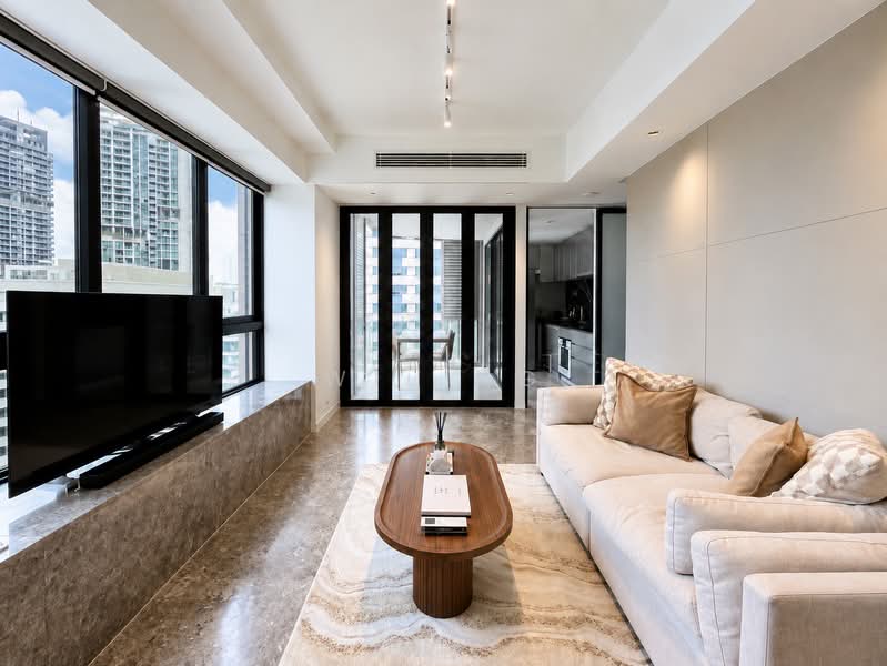 FH River Valley Condo Near Somerset MRT & 1Km to River Valley Pri!, , 3 Bedrooms, 915 sqft, Apartment For Sale, by Wil Ng, 500132695 - Living Room - PropertyGuru.com.sg