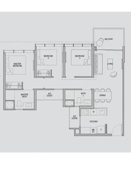 Kopar At Newton, 8 Makeway Avenue, 3 Bedrooms, 915 sqft, Condominium For Rent, by Helen HU, 500132701 - PropertyGuru.com.sg