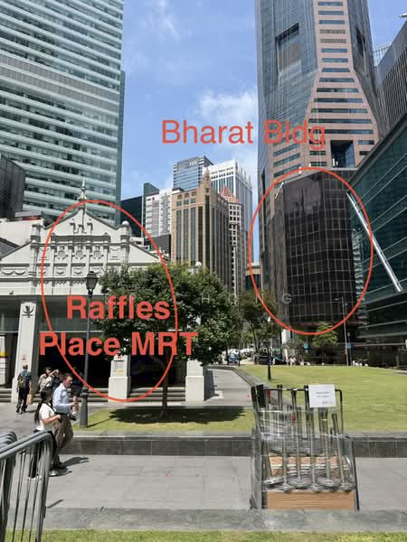 Bharat Building, 3 Raffles Place, 627 sqft, Office For Rent, by KP Chong, 500132791 - Exterior - CommercialGuru.com.sg