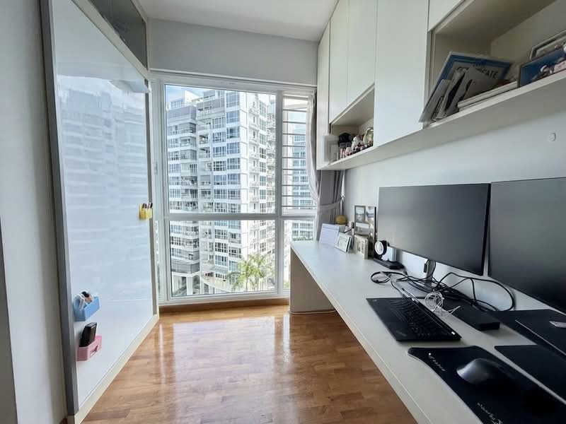 The Tampines Trilliant, 13 Tampines  Central 7, 3 Bedrooms, 1,001 sqft, Executive Condominium For Sale, by Brenda Koh, 500132792 - Common Bedroom 1 (Currently as Study) - PropertyGuru.com.sg