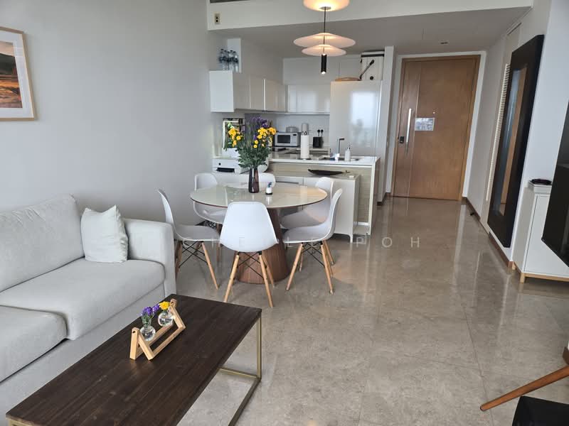 Marina Bay Residences, 18 Marina Boulevard, 1 Bedroom, 710 sqft, Condominium For Rent, by Michelle Poh, 500132846 - Living Room - PropertyGuru.com.sg