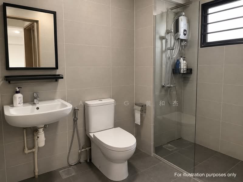 416 Clementi Avenue 1, 416 Clementi Avenue 1, 3 Bedrooms, 1,216 sqft, HDB Flat For Rent, by Kean Ng 黄和杰, 500132849 - Bathroom - PropertyGuru.com.sg