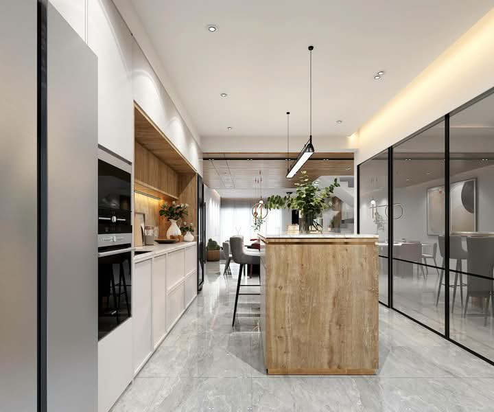 1km MGS | Fully Renovated Terrace | Near KAP MRT, , 4 Bedrooms, 2,500 sqft, Terraced House For Sale, by Kelly Tan, 500132857 - Kitchen - PropertyGuru.com.sg