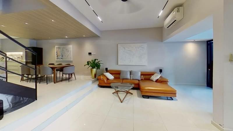 1km MGS | Fully Renovated Terrace | Near KAP MRT, , 4 Bedrooms, 2,500 sqft, Terraced House For Sale, by Kelly Tan, 500132857 - Living Room - PropertyGuru.com.sg