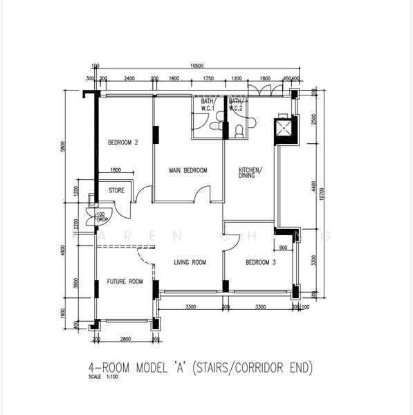 557 Hougang Street 51, 557 Hougang Street 51, 3 Bedrooms, 1,108 sqft, HDB Flat For Rent, by Karen Ching, 500132929 - PropertyGuru.com.sg
