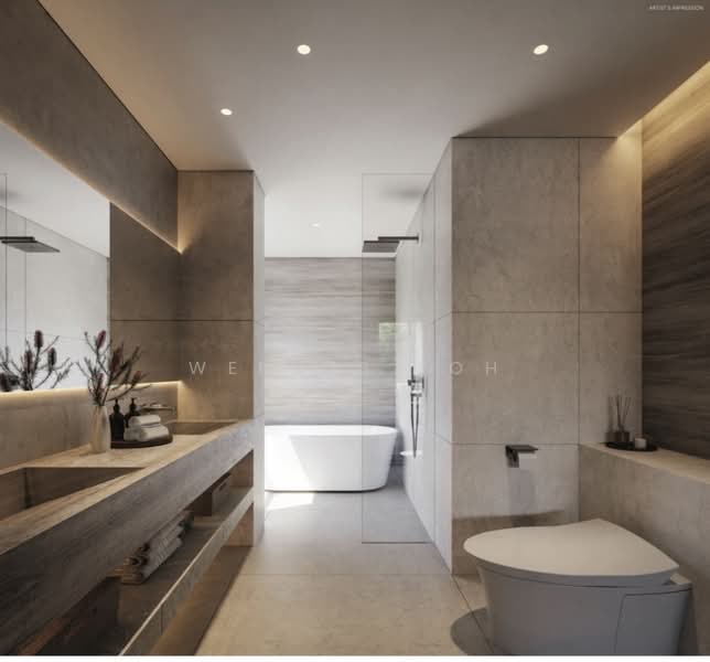 Luxury Semi-D @ Upper East Coast ,Tay lian teck road ,Palm Ave, , 5 Bedrooms, 6,177 sqft, Semi-Detached House For Sale, by Wendes Toh, 500132956 - Bathroom - PropertyGuru.com.sg