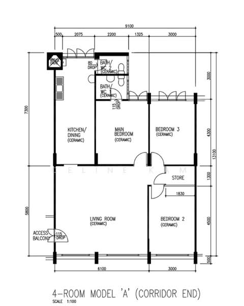 404 Yishun Avenue 6, , 3 Bedrooms, 1,119 sqft, HDB Flat For Sale, by Celine Kam, 500132998 - PropertyGuru.com.sg