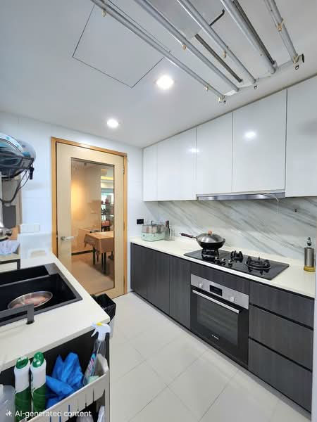 Esparina Residences, 115 Compassvale Bow, 3 Bedrooms, 1,066 sqft, Executive Condominium For Rent, by Joy Ching, 500133004 - Kitchen - PropertyGuru.com.sg