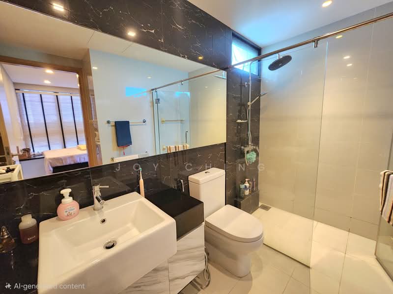 Esparina Residences, 115 Compassvale Bow, 3 Bedrooms, 1,066 sqft, Executive Condominium For Rent, by Joy Ching, 500133004 - Master Bathroom - PropertyGuru.com.sg
