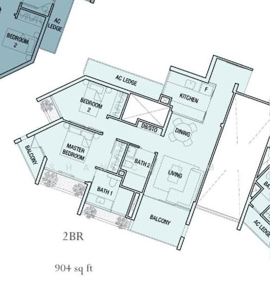 The Crest, 103 Prince Charles Crescent, 2 Bedrooms, 904 sqft, Condominium For Rent, by Shanice Lim, 500133043 - PropertyGuru.com.sg