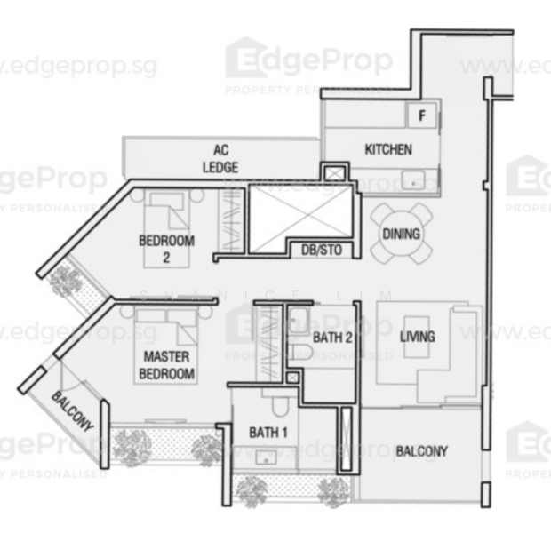 The Crest, 103 Prince Charles Crescent, 2 Bedrooms, 904 sqft, Condominium For Rent, by Shanice Lim, 500133043 - PropertyGuru.com.sg