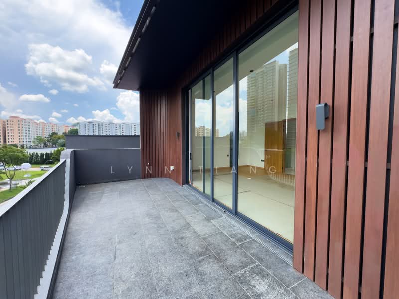 ❤️GIANT⚡️Brand New Corner Terrace w Unblock Greenery Views & Japanese Garden Landscape, Elizabeth Drive/ Hillview Avenue/ Hillview Garden Estate, 6 Bedrooms, 7,233 sqft, Corner Terrace For Sale, by Lynn Tiang, 500133073 - Balcony - PropertyGuru.com.sg