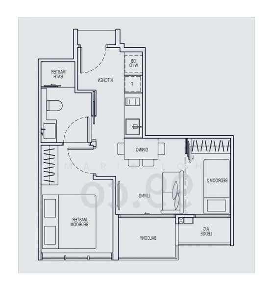 Hill House, 10A-11 Institution Hill, 10B, 2 Bedrooms, 452 sqft, Condominium For Rent, by Maria Loh, 500133094 - PropertyGuru.com.sg