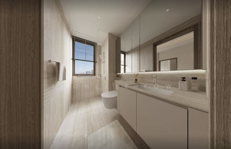 River Modern, River Galley Green, 2 Bedrooms, 538 sqft, Condominium For Sale, by Michelle Yow, 500133105 - Bathroom - PropertyGuru.com.sg