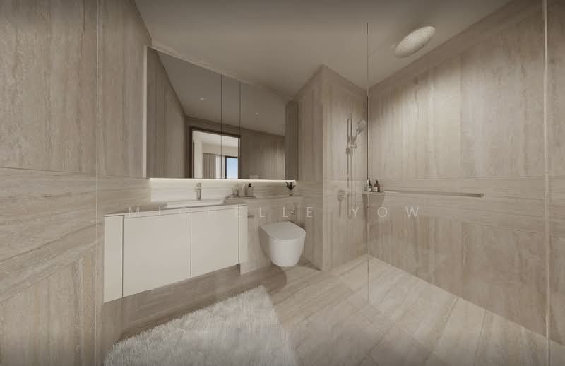 River Modern, River Galley Green, 2 Bedrooms, 538 sqft, Condominium For Sale, by Michelle Yow, 500133105 - Bathroom - PropertyGuru.com.sg