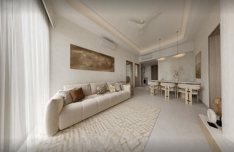 River Modern, River Galley Green, 2 Bedrooms, 538 sqft, Condominium For Sale, by Michelle Yow, 500133105 - Living Room - PropertyGuru.com.sg