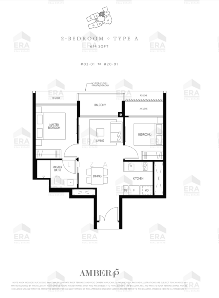 Amber 45, 45 Amber Road, 2 Bedrooms, 614 sqft, Condominium For Sale, by Liza Xu, 500133182 - PropertyGuru.com.sg