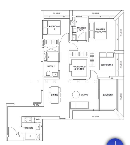 The Reserve Residences, 9 Jalan Anak Bukit, 3 Bedrooms, 1,044 sqft, Condominium For Sale, by Lynn Choo, 500133232 - PropertyGuru.com.sg