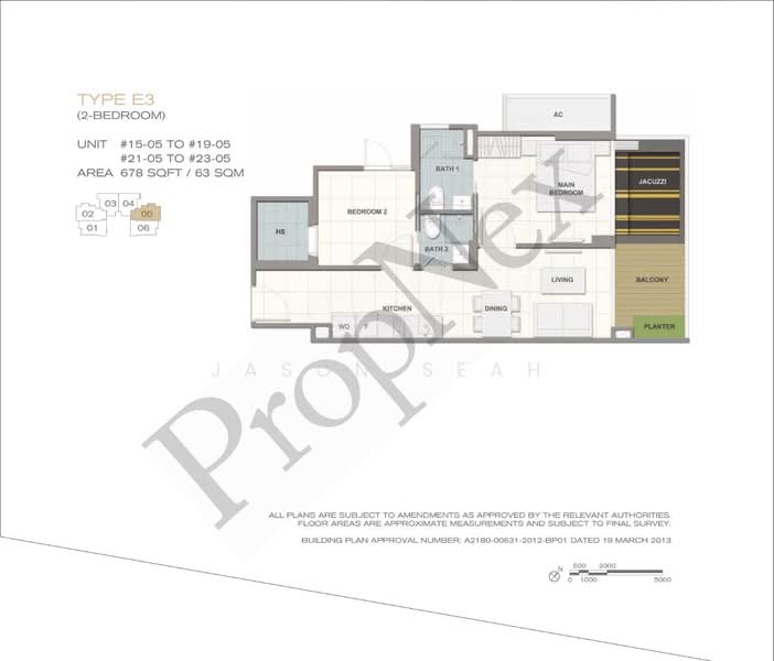 Forte Suites, 88 Mergui Road, 2 Bedrooms, 678 sqft, Condominium For Sale, by Jason Seah, 500133317 - PropertyGuru.com.sg