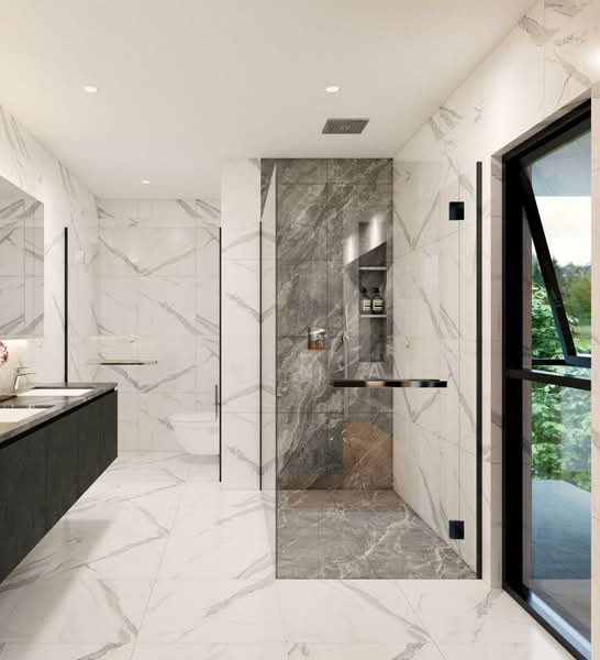 Serangoon Garden Estate, Corfe Place, 5 Bedrooms, 7,460 sqft, Semi-Detached House For Sale, by Kelvin Ang, 500133393 - Bathroom - PropertyGuru.com.sg