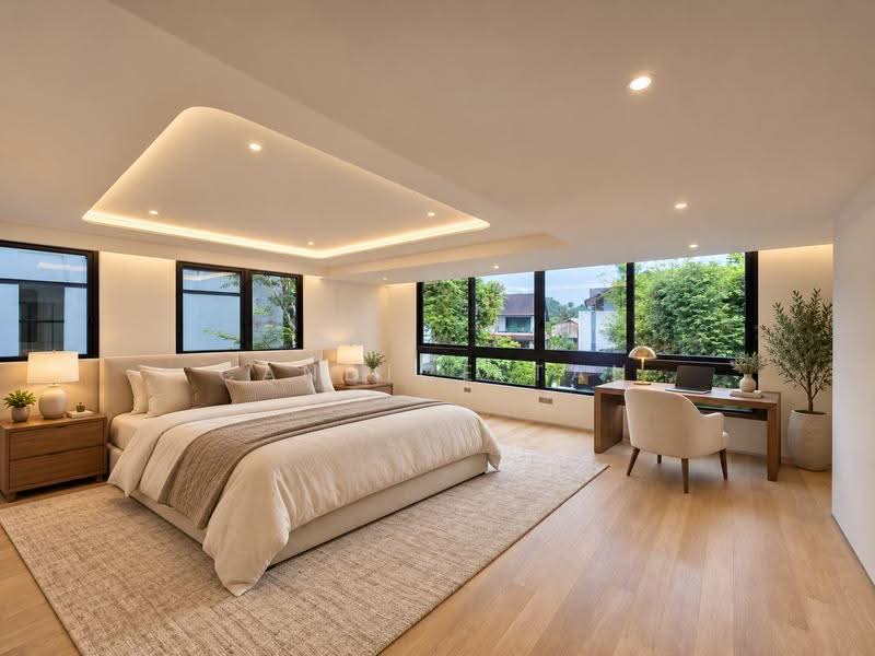 Rare Watten Brand New Detached 7 bedrooms, Hillcrest / Watten/ Shelford Road, Tanglin / Holland / Bukit Timah, 7 Bedrooms, 9,614 sqft, Detached House For Sale, by Candice Tan, 500133441 - Bedroom - PropertyGuru.com.sg